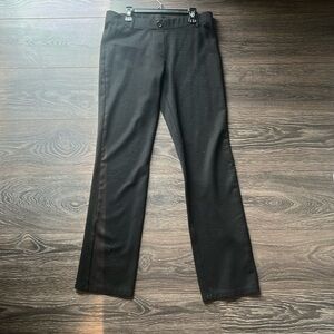Black Business Casual Straight Leg Pants